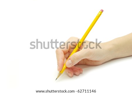 Pencil in hand