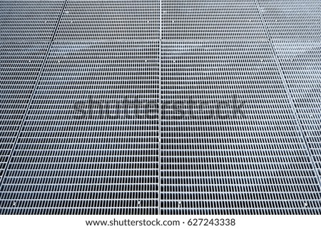 pathway of metal lines. natural background