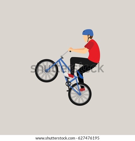 bicycle freestyle design vector