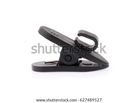 Clip for Microphone lapel isolated on white background