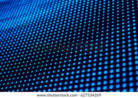 Abstract blue digital monitor