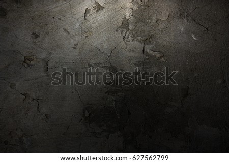 Background. Dark concrete wall.