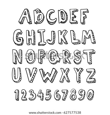 Cute alphabet fonts