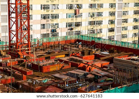 Construction Site in Hong kong