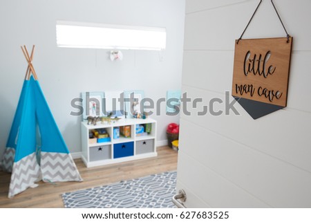 Interior Of Playroom In Stylish Contemporary Home