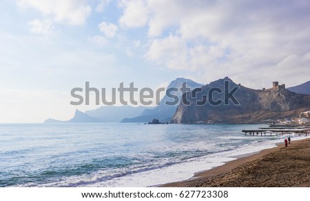 Black Sea coast, Crimea, Sudak