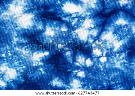 indigo tie dye pattern abstract background.
