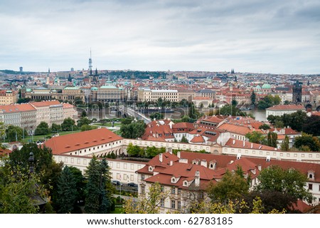 Cityscape of the Inner City in Prague