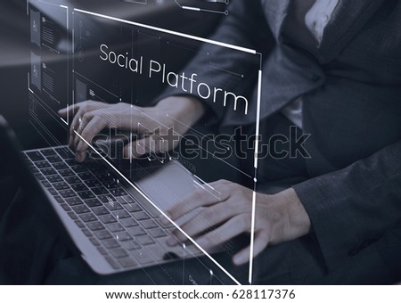 Social Platform Internet Content Graphic