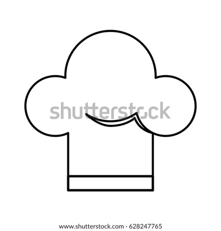 chef hat isolated icon