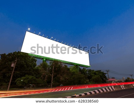 Big Billboard at highway