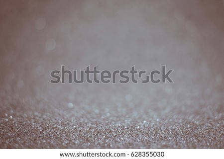 Shiny glitter decorative texture, metallic textured, metal material for holiday craft design decoration selected focus.