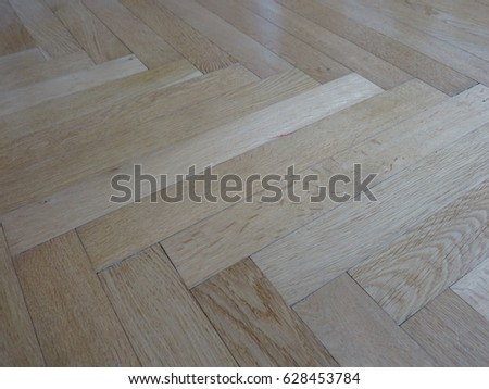 diagonal laid parquet floor