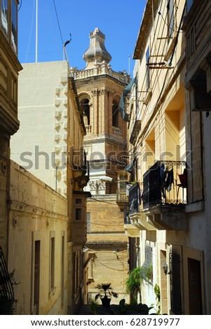 View of Birgu ,Malta.