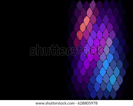 Abstract background with colorful fragment