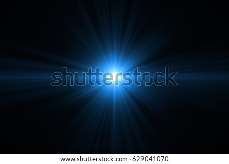 colorful digital lens flare with bright light in black background used for texture and material Royalty-Free Stock Photo #629041070