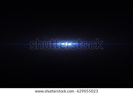 digital lens flare with bright light in black background used for texture and material Royalty-Free Stock Photo #629055023