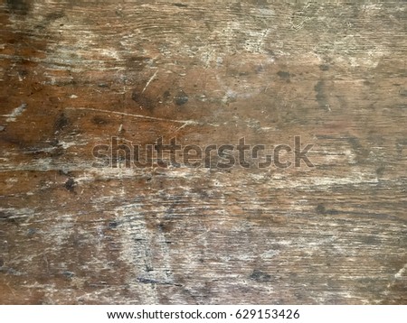 Scratched on plank surface , wood texture