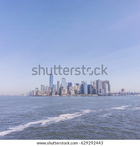 New York city skyline 