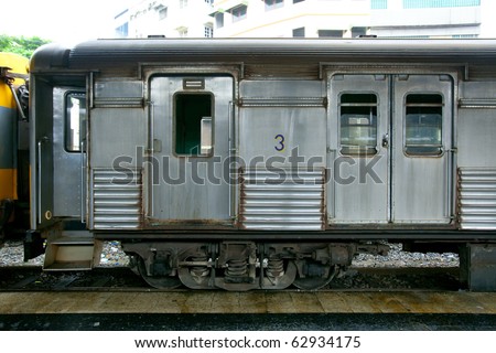 Cargo train wagon Royalty-Free Stock Photo #62934175