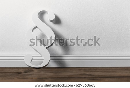 White paragraph in the room Royalty-Free Stock Photo #629363663