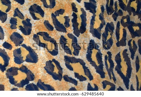 Animal print texture of leopard