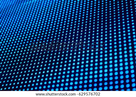 Abstract blue digital monitor