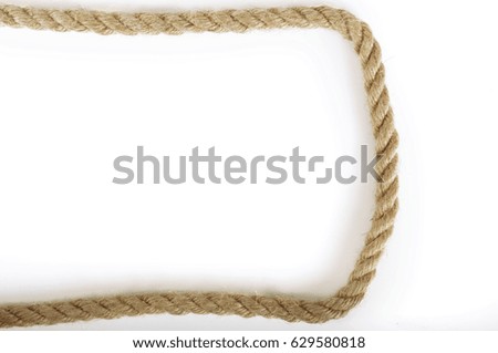 Rope frame