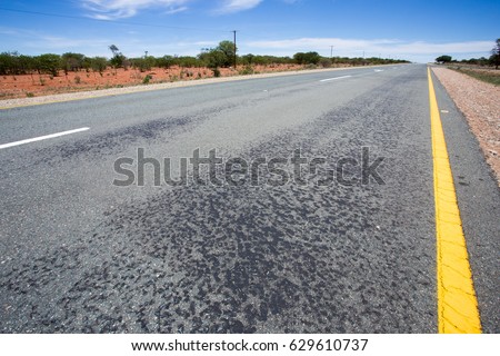 african paved roads namibia africa