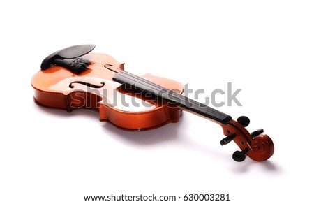 Violin isolated on white background
