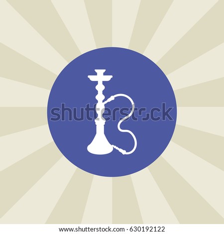 shisha icon. sign design. background