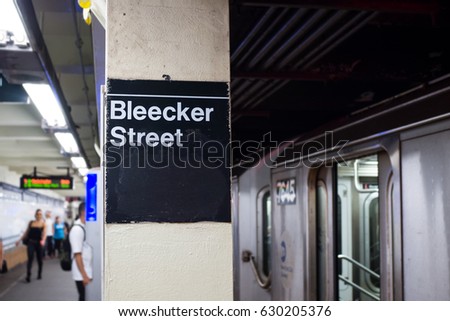 Bleecker Street station ,New York