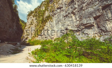 Canyon in the Abhazia