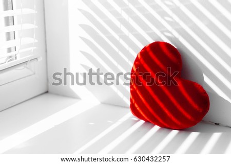 Red heart Royalty-Free Stock Photo #630432257