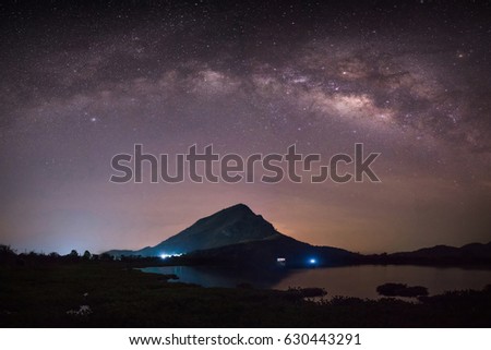 Hello Milky Way, Lam-Isu Reservoir, Kanchanaburi, Thailand