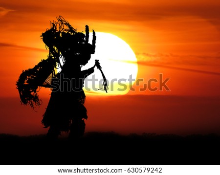 Native American silhouette