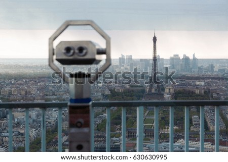 Observation Deck Overviewing Paris
