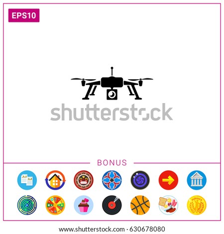 Drone with Camera Icon