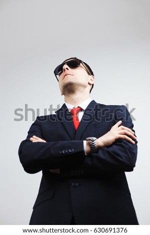 A man in a business suit