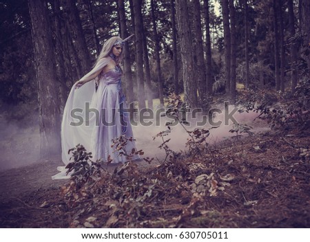 Fantasy story about a woman who became a unicorn in a magical forest.