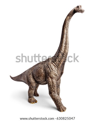 Brachiosaurus dinosaurs toy isolated on white background with clipping path.
Dinosaur from the Jurassic Morrison Formation of North America.
