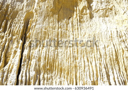 Stone texture in the mountains in a sunny day