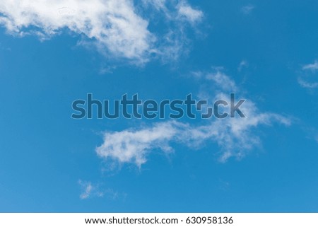 Blue sky with white clouds, Soft fluffy white clouds background