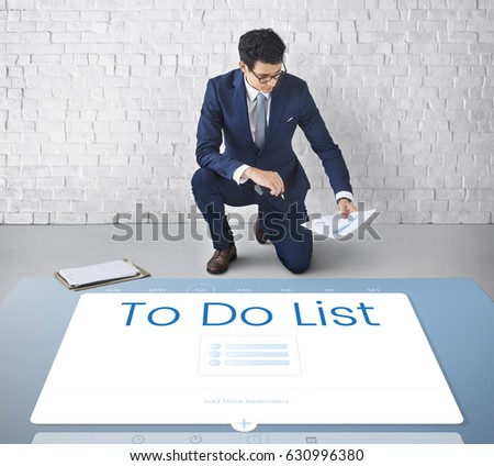 Man working on banner network graphic overlay on floor