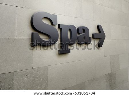 A building signage for 'Spa'.