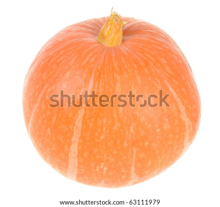 Fresh pumpkin isolated on white background