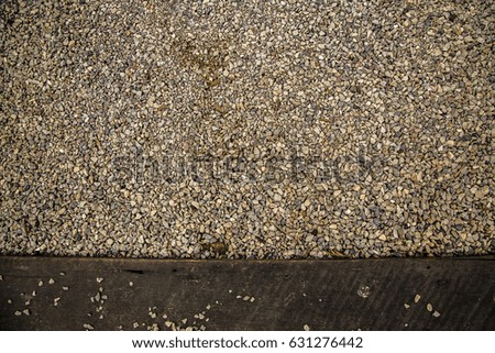 plank and stone on ground