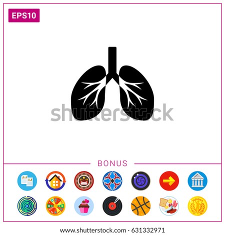 Lungs Concept Icon