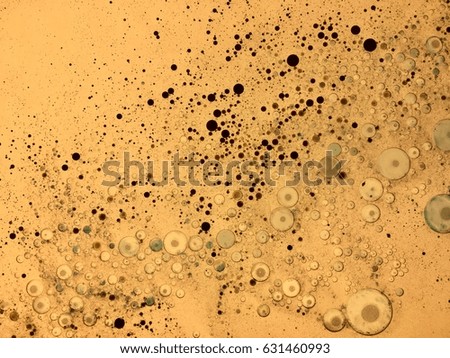 Abstract background, Water with oil