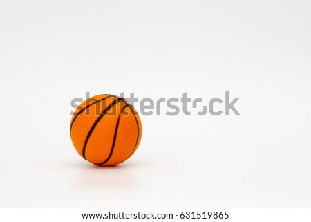 Basketball ball isolatedon on a white background